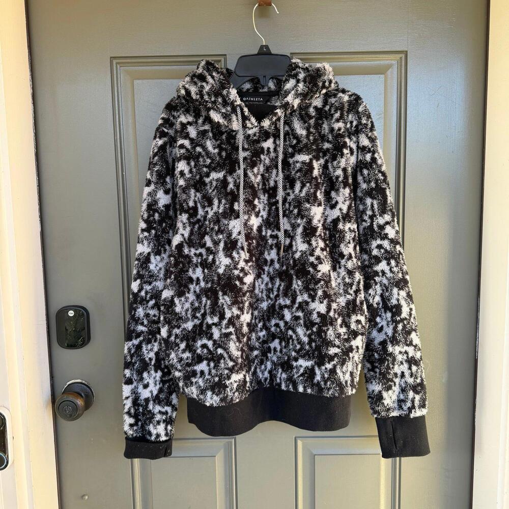 Athleta Tugga‎ Sherpa Jacquard Hoodie Small